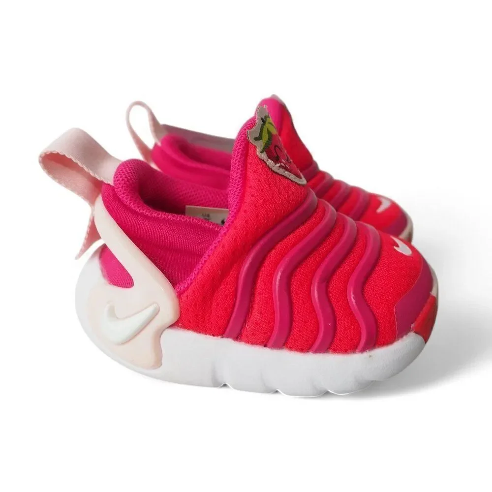 Nike Dynamo‎ Go TD 'Strawberry' Slip-on Sneakers DO9376-600 Infant 2C